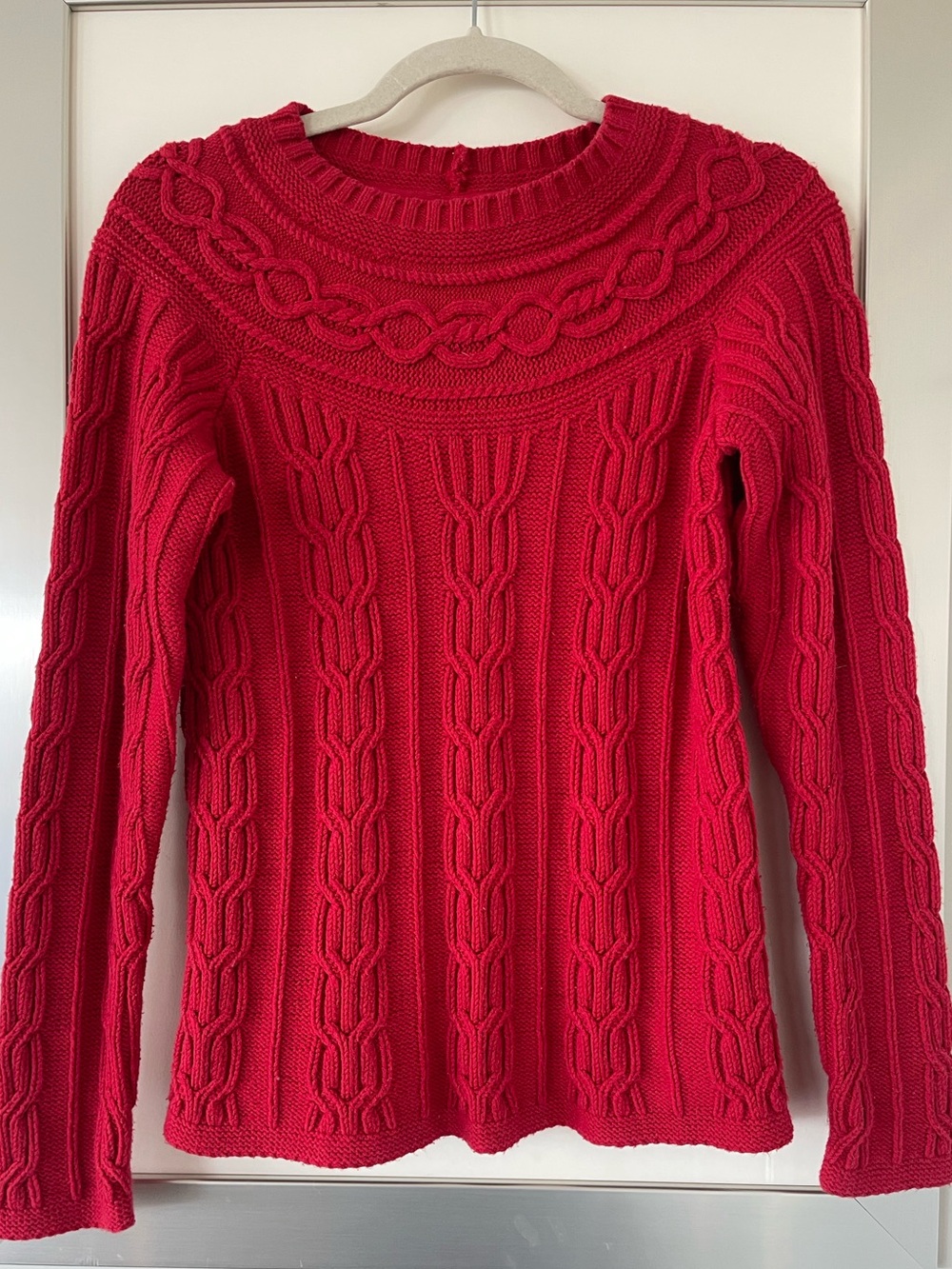 Liz Claiborne cable-knit sweater